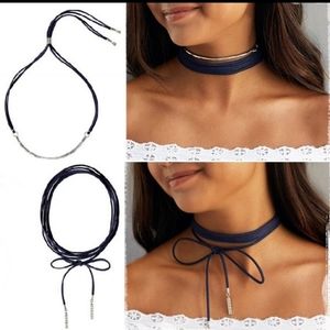 Chloe + Isabel Hero Metal + Leather Necklace Set